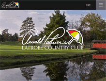 Tablet Screenshot of latrobecountryclub.com